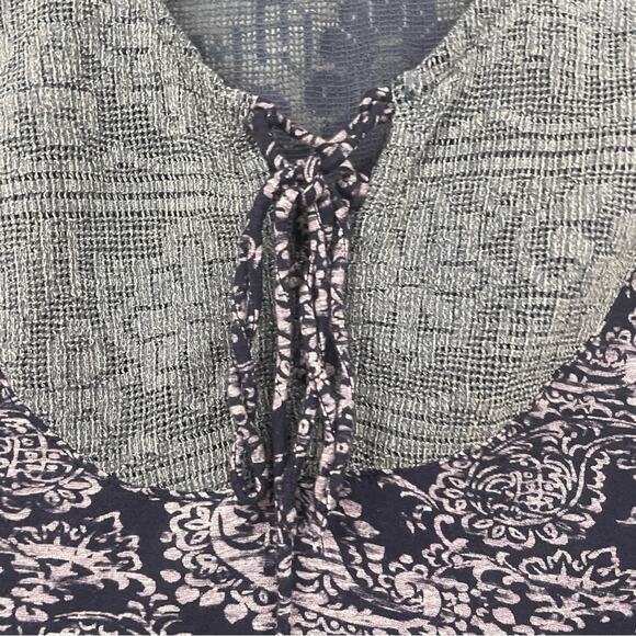 Akemi & Kin Paisley Print 3/4 Sleeve Flare Boho Blouse Womens S Cottage Core - Picture 6 of 10